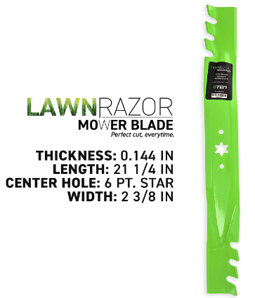 features of 8Ten Lawn Razor Mower Blade Set for Cub Cadets